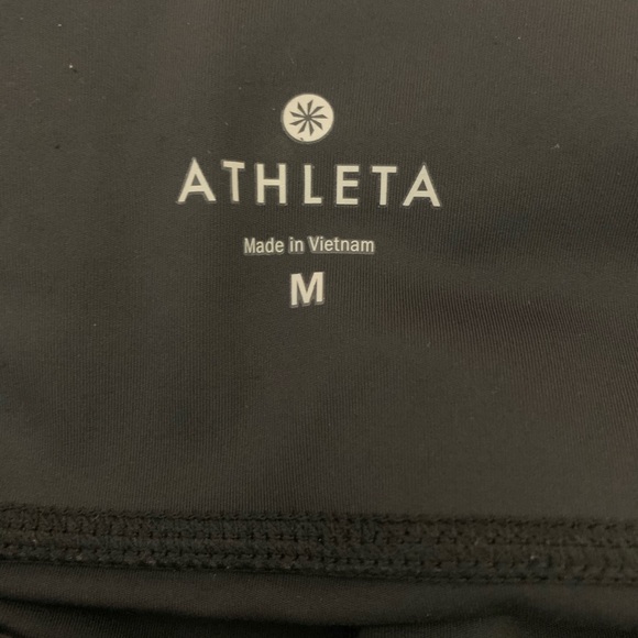 Athleta black with mesh detail leggings - Picture 5 of 5